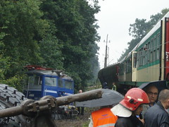 Train accident in Poland