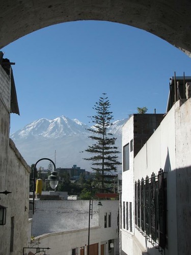 volcano from Arequipa town