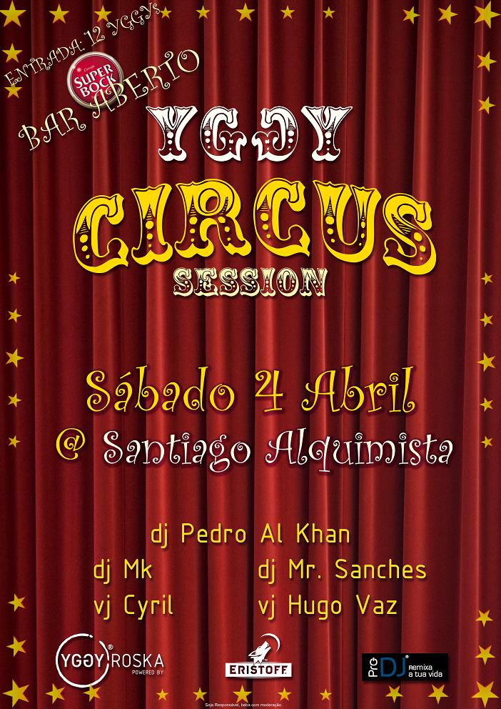 Yggy Circus Session - Flyer