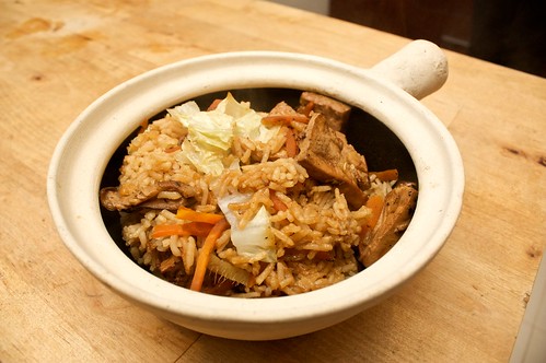claypot tofu rice