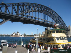 View of Harbour Bridge & Opera House from North Sydney