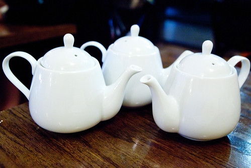 Trio of teapots