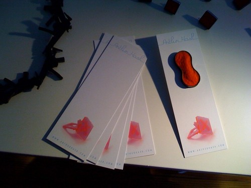 New bookmarks/postcards/business cards for ACC