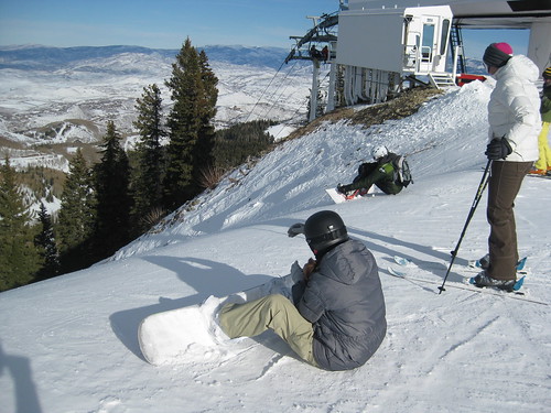 Snowboarding, Park City, Utah. photo from flickr.com/photos/dpstyles/