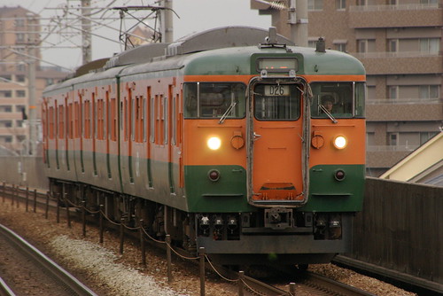 JRW 115series in Nishigawara,Okayama,Okayama,Japan 2009/3/19