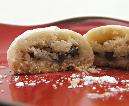 Almond and Chocolate Filled Butter Cookies