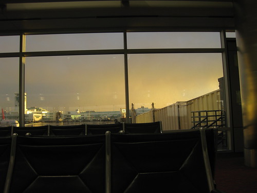 Sunset at Denver Airport