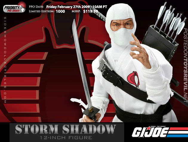 Storm Shadow 12 inch G.I. Joe figure by Sideshow Toy