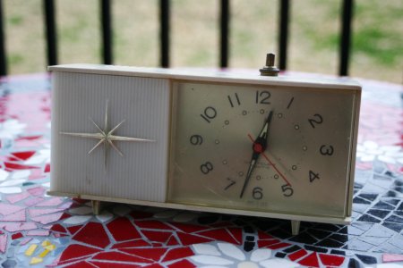 Vintage Atomic Alarm Clock