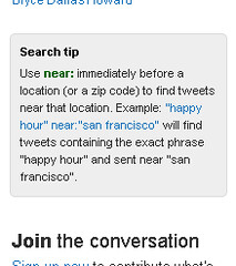 Twitter search tip