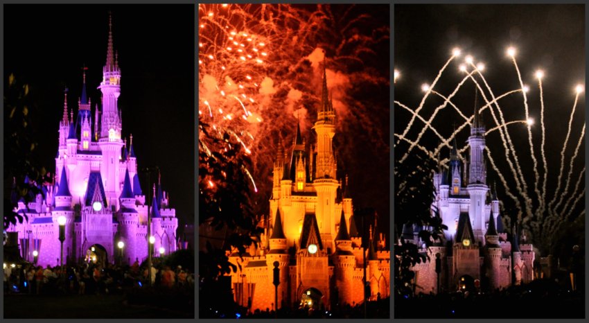 Castle and Fireworks
