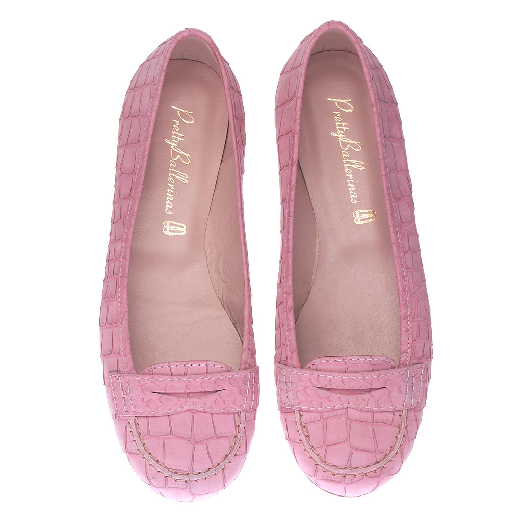 Ballet loafer pink nubuck - pair