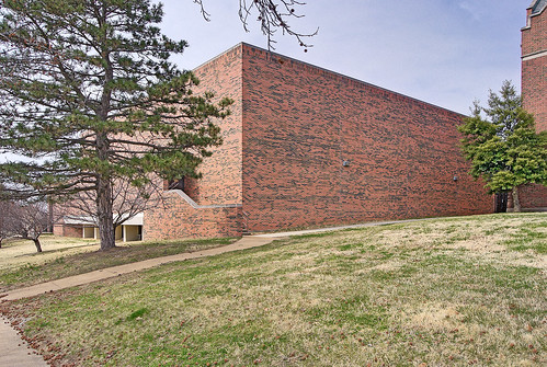 The former Christian Brothers College High School, in Clayton, Missouri, USA - gymnasium