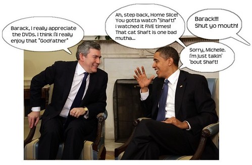 Obama and Brown Discuss DVDs