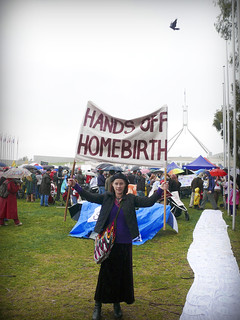 070909 Chani at the Homebirth Rights Rally