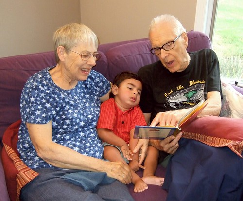 Reading with Grandparents