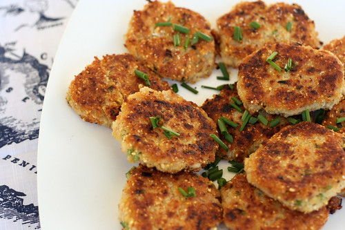 White Bean and Chive Patties