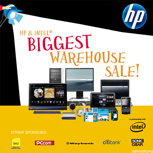 HP & Intel Biggest Warehouse Sale - 3 days only! @ 3 Two Square