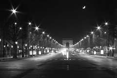 Champs Elysées at 1:30 a.m