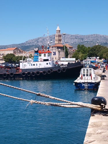 Am Hafen in Split