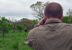 JK Tracking Rhinos on Foot Ziwa Rhino Sanctuary, Uganda,  2/2