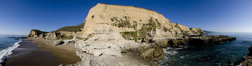 Sculptured Beach panorama 1