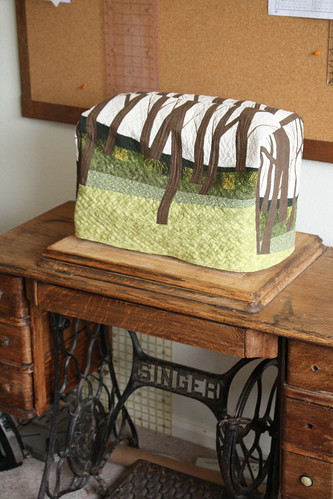 Sewing Machine Cover- with cabinet