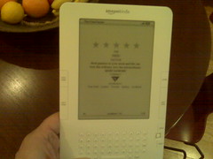 Random House gave me a Kindle as a gift for do...