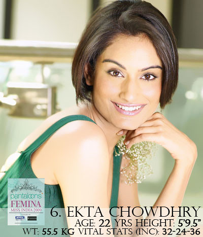 Miss India Universe Ekta Chowdhry's photo on Femina