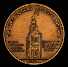 199 Earthquake Medal obverse