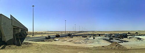 Kuwait City from Highway 90 in North Kuwait