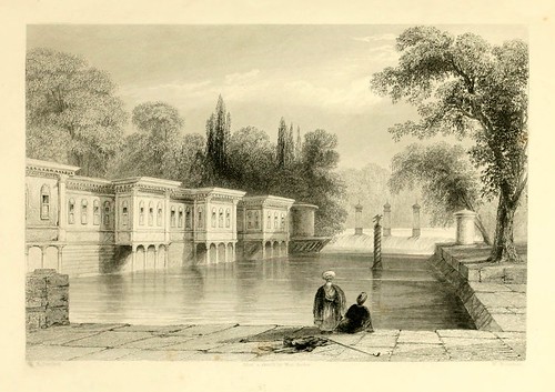 001-El palacio de las aguas dulces-Las bellezas del Bosforo 1838-W.H. Bartlett