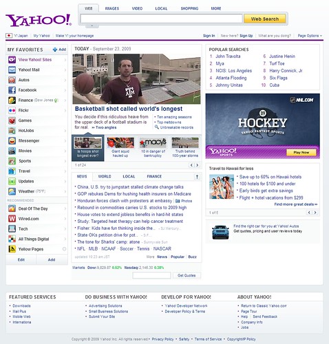 Yahoo!の新しいSERP