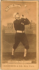 [Billy Sunday, Chicago White Stockings, baseball card portrait] (LOC)