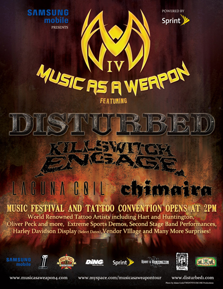 The fourth edition of DISTURBED's Music 