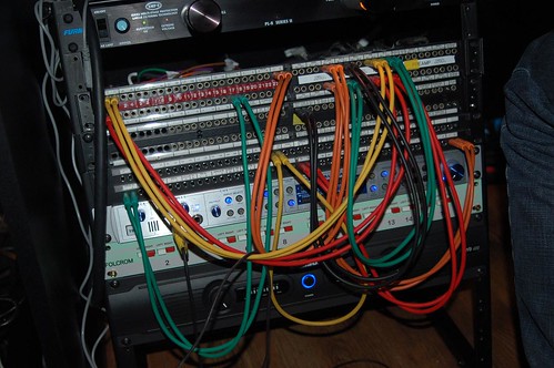 Patchbay Mixing Recording Studio. Folcrom