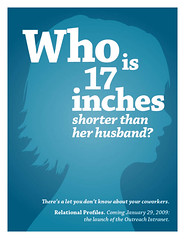 Whi is 17 inches shorter than her husband?