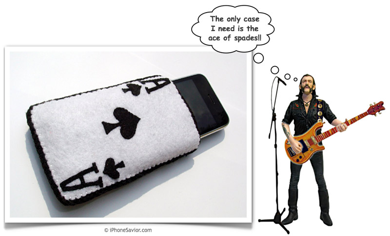 Ace of Spades iPhone Pouch