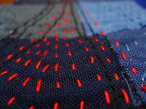 weaving cloth