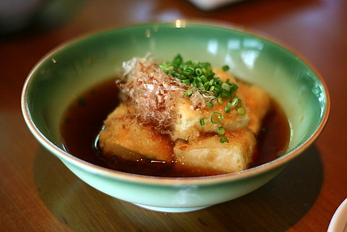 Agedashi Dofu - Deep-fried Bean Curd in Warishita Sauce