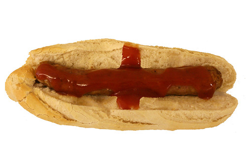 St. George's Day Sausage Sandwich from Biggles