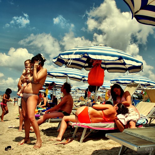 Cell phone Mom's Beach - Italians