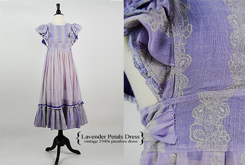 Vintage 1940s Pinafore Dress