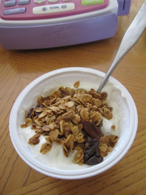 0% Fage with homemade granola
