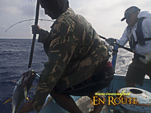 Batanes Fishing Catch on Hook