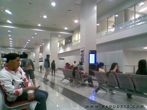 inside the NAIA Terminal 3, 9 am