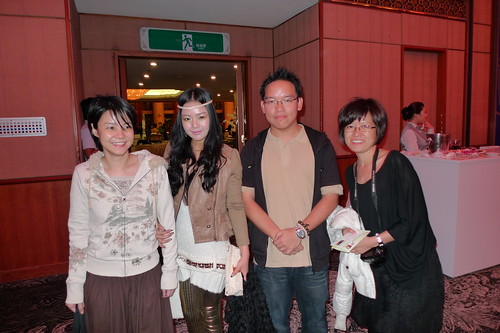 With Malaysian filmmaker Charlotte Lim, actress Thien See and Korean hippie girl