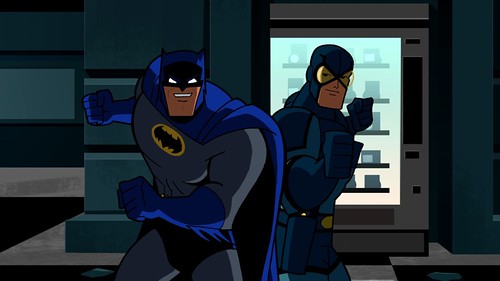 Batman and Ted Kord, the Silver Age Blue Beetle