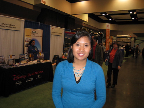 Christi at the Bay Area Travel Show