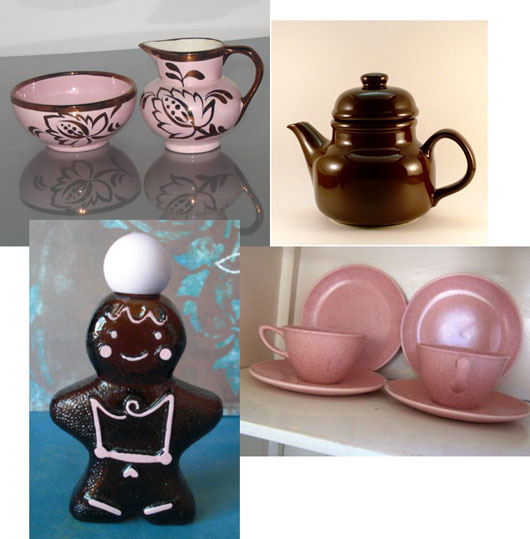 Pink and Brown Vintage Etsy Finds